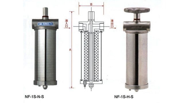 JNC单芯不锈钢过滤器（NF-1S-N-S、NF-1S-H-S）