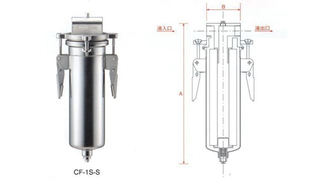 JNC单芯不锈钢过滤器CF-1S-S